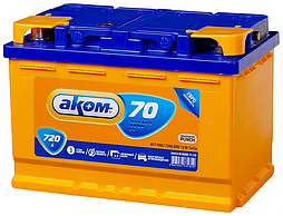 АКБ AKOM 6ст-70 (о.п.) 720А 278*175*190