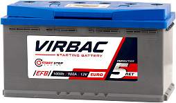 АКБ VIRBAC EFB 6ст-100 (п.п.) 900А 352*175*190