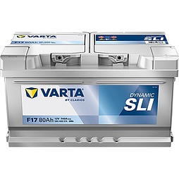 АКБ VARTA Dynamic SLI 6ст-80 (о.п.) 740А 315*175*175 (F17) 580 406 074 низк.