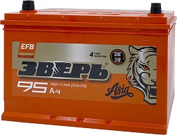 АКБ ЗВЕРЬ Asia EFB 6ст-95 (п.п.) 950А 306*175*225