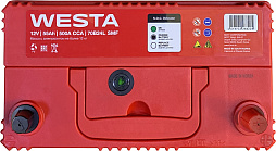 АКБ WESTA Asia 6ст-55 (о.п.) 500А 237*127*220 (70B24L SMF) тонк. кл.