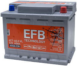 АКБ TITAN EFB 6ст-60 (о.п.) 600А 242*175*190