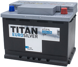 АКБ TITAN Euro Silver 6ст-61 (о.п.) 600А 242*175*190