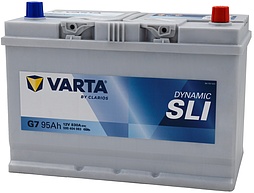 АКБ VARTA Asia Dynamic SLI 6ст-95 (о.п.) 830А 306*173*225 (G7) 595 404 083