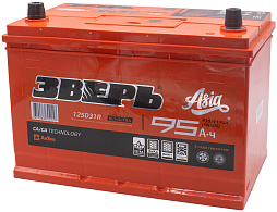 АКБ ЗВЕРЬ Asia 6ст-95 (п.п.) 930А 306*175*225