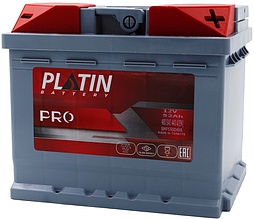 АКБ PLATIN PRO 6ст-52 (о.п.) 440А 207*175*175 (SMF 550049B) низк.