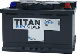 АКБ TITAN Euro Silver 6ст-70 (о.п.) 720А 278*175*190
