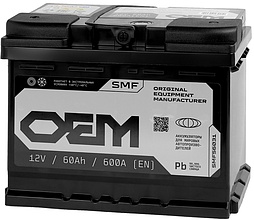 АКБ OEM 6ст-60 (п.п.) 600А 242*175*190 (SMF56031)