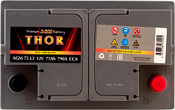 АКБ THOR AGM 6ст-75 (о.п.) 790А 278*175*190 (AGM 75 L3)